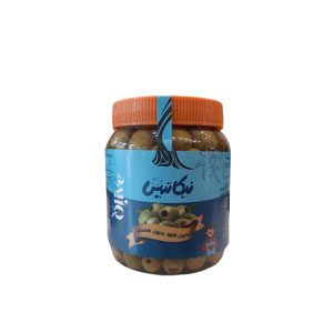 کنسرو زیتون ویژه بی هسته ارگانیک نیکاتیس 500 گرم