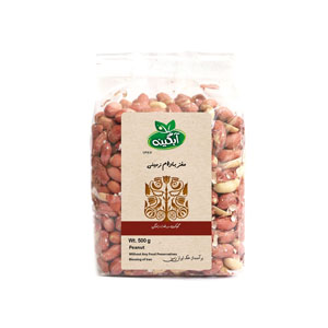 مغز بادام زمینی آبگینه 500 گرم