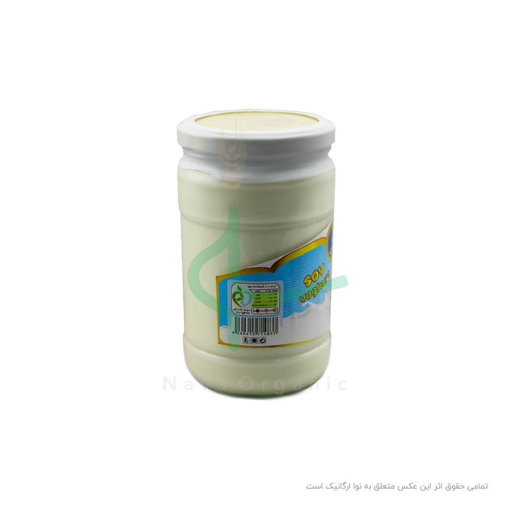 ماست سویا ساده بکر 650 گرم