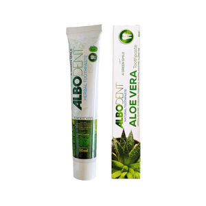 خمیر دندان گیاهی آلبودنت با طعم آلوورا 75 میلی لیتر