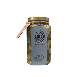 ترشی کیمچی سبز پژمان (وگان) حبیبی 500 گرم