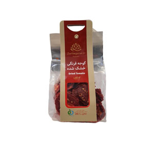 گوجه فرنگی خشک زرنگاران 100 گرم