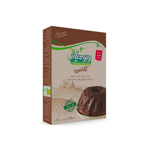 پودر کیک نیمه آماده حاوی استوبا، فیبر ذرت و هسته خرما کاکائویی ربودیان 350 گرم