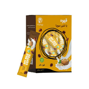 پودر قهوه با شیر سویا پپتینا 10 ساشه