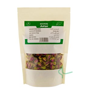غنچه گل محمدی ارگانیک بیونیک 60 گرم