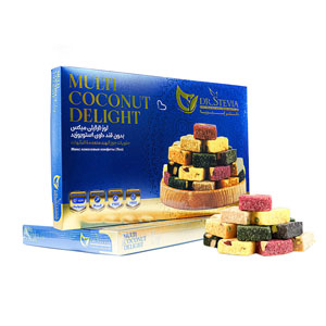 لوز نارگیلی با استویا میکس دکتر استویا 300 گرم